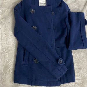 Aeropostle Dark Blue/Navy Small Coat w/ Hood